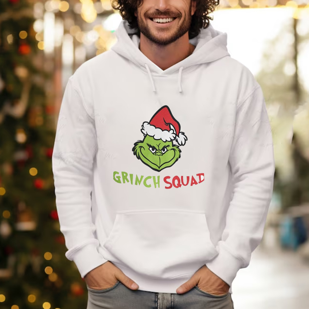 Grinch Christmas Squad Hoodie, Christmas Grinch Family Hoodie , Unisex Hoodie